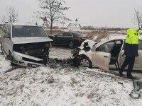 O femeie a murit într-un accident produs de soțul ei, care a intrat pe contrasens, în Botoșani