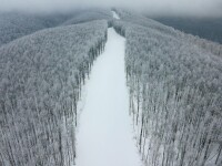 GALERIE FOTO Se deschide cea mai lungă pârtie de schi din România