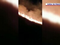 Zeci de hectare mistuite de flăcări, în Prahova. Incendiile au pornit și de la țigări aruncate la întâmplare