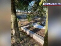 Un cimitir din Suceava a fost profanat de Anul Nou. Ce au găsit oamenii veniți să aprindă lumânări