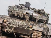 Germania a confirmat oficial că trimite Ucrainei tancuri Leopard. Reacția Rusiei: ”Vor arde la fel ca toate celelalte”
