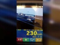 Amenda primită de un șofer din Maramureș care gonea cu 230 de kilometri la oră