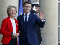 Emmanuel Macron și Ursula von der Leyen