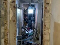 Explozie puternică într-un bloc din Galați. La parter era o secție de poliție