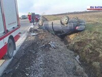 Șapte persoane, între care doi copii, au fost implicate într-un accident în Suceava. Mașinile în care se aflau s-au ciocnit