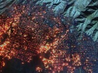 Imagini surprinse din satelit arată efectul devastator al incendiilor din jurul Los Angeles. Haos în zonele rezidențiale