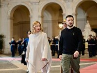 Volodimir Zelenski, vizită surpriză la Roma, pentru a se întâlni cu Giorgia Meloni. Ce au discutat cei doi. FOTO