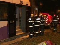 Un tramvai a luat foc în Timișoara, lângă Spitalul de Copii. Pasagerii au fost evacuați. „A început să iasă și flacără”