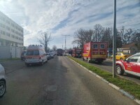 Incendiu într-o cameră administrativă a Spitalului Municipal Călăraşi. A fost activat Planul Roşu de Intervenţie