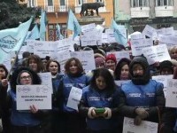 Protest la Târgu Mureș după scandalul centrelor de copii: Angajații Protecției Copilului cer soluții pentru lipsa de personal