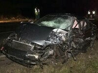 Accident grav pe DN 1. Tânăr de 23 de ani, mort după ce a intrat într-o depășire neregulamentară