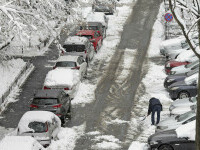 Cod galben de ninsori și viscol în mai multe județe. Zonele unde se va depune strat de zăpadă