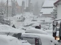 Iarna a lovit puternic aproape toată țara. Șosele blocate din cauza ninsorilor, mii de locuințe au rămas fără curent