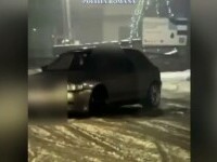 Un șofer teribilist din Vâlcea a rămas fără permis după ce un trecător l-a filmat făcând drifturi pe șosea