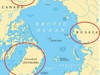 HARTA care arată clar de ce este importantă Groenlanda pentru SUA: locul ideal pentru scuturi antirachete, dar este și bogată