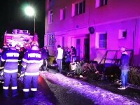 Incendiu într-un bloc din Cisnădie, pornit de la o instalație de brad. „Împărțea” același prelungitor cu un șemineu electric