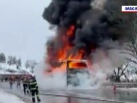 Cum au reușit pasagerii români să se salveze din autocarul care a luat foc în Mureș: „Așa ceva n-am văzut în viața mea”