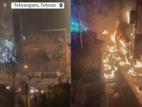 „E ca o zonă de război, străzile sunt pline de sânge”. Regimul de la Teheran reprimă brutal protestele: Peste 500 de morți