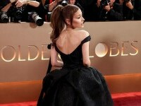 FOTO. Unele vedete de la Hollywood au protestat față de agenții ICE la Globurile de Aur 2026. Cum a apărut Ariana Grande