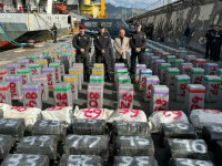 Captură record în Spania. Aproape 10 tone de cocaină au fost descoperite îngropate în sare pe o navă. FOTO & VIDEO