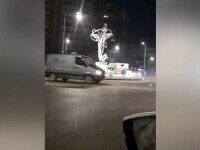 Avarie periculoasă în Galați. Șoferii și pietonii, în pericol de accidente, din cauza primăriei