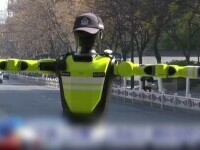 Roboți de aproape doi metri, în locul agenților din trafic: China experimentează poliția rutieră cu „inteligență artificială”