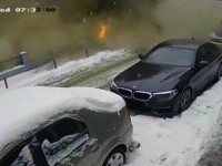 Ancheta continuă la Lugoj, după explozia de la sediul Poliției. Perimetru de siguranță pe cinci străzi