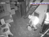Au spart o casă din Zalău și au furat un seif cu 80.000 de euro. Totul a fost filmat