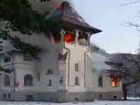 O clădire istorică din Argeș a fost mistuită de flăcări. Incendiul a pornit de la joaca unor copii