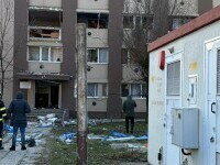Explozie puternică într-un bloc din Buzău, provocată de o acumulare de gaze. Un bărbat a suferit arsuri