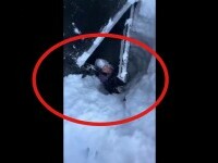 VIDEO cu ”apocalipsa zăpezii”. Locuitorii unui oraș din Rusia ies din case pe ferestre, din cauza ninsorilor foarte puternice