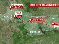 Povestea tulburătoare a băiatului de 12 ani care a condus peste 200 de kilometri, cu poliția pe urme