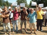 Basescu, huiduit indelung la Baile Tusnad, cand a vorbit despre autonomie