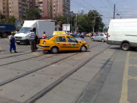 Accident pe linia tramvaiului 41