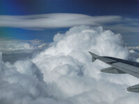 Avioanele pot manipula prognoza meteo. De ce ploua sau ninge mai mult langa aeroporturi
