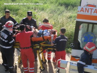 Soferita incepatoare pe DN7, Hunedoara: sase raniti si trei masini accidentate