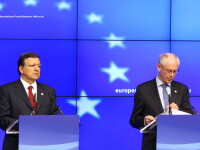 Jose Manuel Barroso (S) si Herman Van Rompuy (D