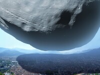 luna Phobos deasupra unui oras