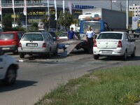 Accident rutier la iesirea din Cluj spre Oradea