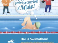 150 de inotatori participa la cea de-a cincea editie Swimathon Cluj