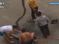 O parcare executata incorect s-a lasat cu acuzatii de huliganism la Chisinau. 2 barbati s-au batut cu bate, pumni si picioare