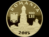 moneda de 100 de lei BNR
