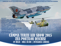 Ziua Fortelor Aeriene la Campia Turzii. Pasionatii vor putea vizita in weekend Baza 71 Aeriana