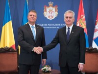 Klaus Iohannis si presedintele Serbiei