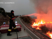 incendiu in Croatia