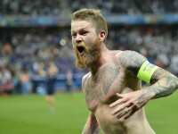 Capitanul Islandei nu e norocos doar la fotbal. Cum arata iubita fotbalistului care a facut senzatie la UEFA Euro 2016