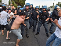 lupte intre politia italiana si chinezi in PRato