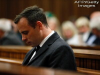 Oscar Pistorius, condamnat la 6 ani de inchisoare pentru uciderea iubitei sale, Reeva Steenkamp