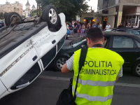 Accident spectaculos in Oradea. Ce 