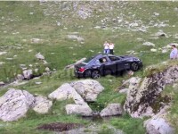 BMW scos din Transfagarasan